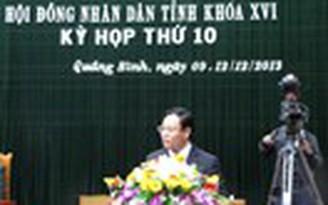 Kỳ họp HĐND Quảng Bình: Nhiều bức xúc chưa được trả lời thỏa đáng