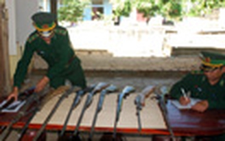 Thu giữ súng săn, súng tự chế