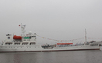 Tàu ngư chính lớn nhất của Trung Quốc ngang nhiên xuống tuần tra Trường Sa