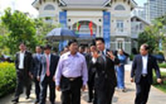 Phó tổng thống Myanmar thăm đô thị mới Dragon City