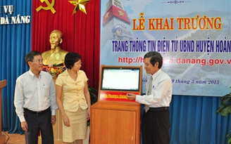 Ra mắt trang thông tin điện tử UBND huyện Hoàng Sa