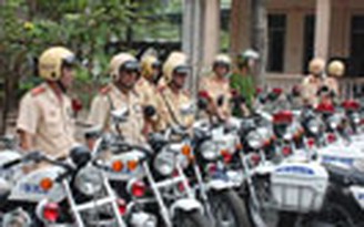 Trang bị mô tô đặc chủng cho CSGT Bình Dương