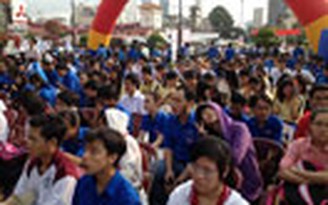 Gần 10.000 bạn trẻ đến với Ngày hội thanh niên