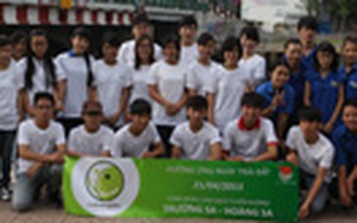 Giới trẻ Việt Nam hưởng ứng ngày Trái Đất