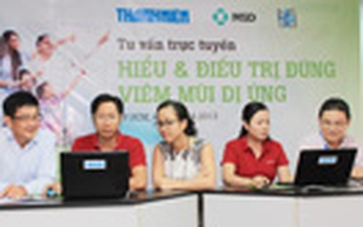 Tư vấn trực tuyến: “Hiểu và điều trị đúng viêm mũi dị ứng”