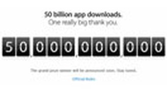 App Store chạm mốc 50 tỉ lượt tải