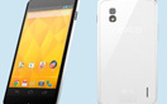 LG trình làng bản Nexus 4 màu trắng