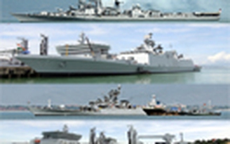 Đoàn tàu khu trục mang tên lửa của Ấn Độ thăm Đà Nẵng