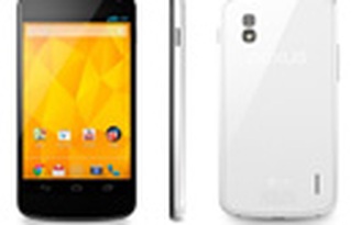 Google ngưng bán Nexus 4 8 GB màu trắng