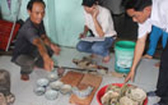 Phát hiện nhiều cổ vật nghi từ hai con tàu đắm