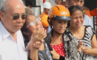 Tang thương bao trùm ở bến chờ thi thể