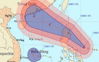 Siêu bão giật cấp 16 đang hướng vào biển Đông