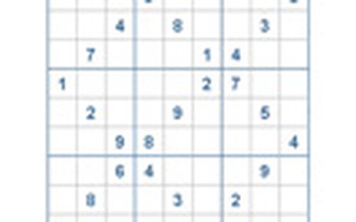 Mời các bạn thử sức với ô số Sudoku 2468 mức độ Rất Khó