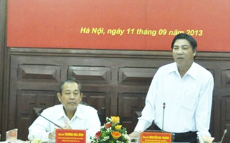 Ông Nguyễn Bá Thanh: Anh em nói vui Hà Nội không vội được đâu, thôi thì cũng biết thế