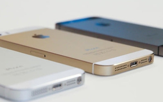 iPhone 5S màu vàng hút hàng