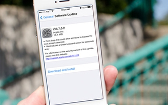 Apple tung ra bản vá lỗi màn hình khóa trên iOS 7