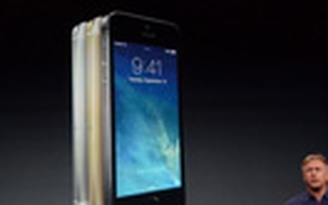 iPhone 5S trình làng với công nghệ nhận dạng vân tay
