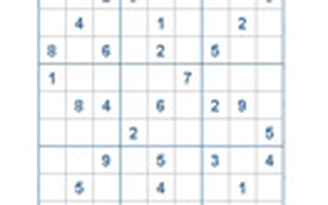 Mời các bạn thử sức với ô số Sudoku 2569 mức độ Khó