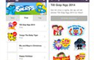 Viber tung ra bộ sticker Tết Giáp Ngọ 2014