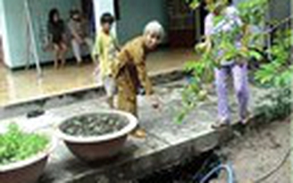 Sụt lún đất bất thường trong khu dân cư