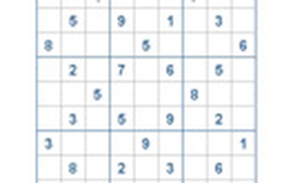 Mời các bạn thử sức với ô số Sudoku 2593 mức độ Khó