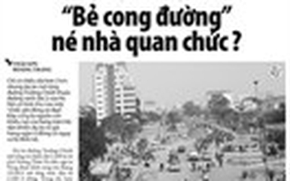 'Bẻ cong đường' né nhà quan chức ? - Đội vốn 123 tỉ đồng