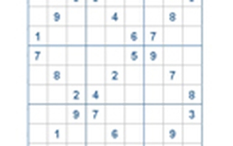 Mời các bạn thử sức với ô số Sudoku 2620 mức độ Khó