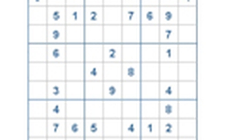 Mời các bạn thử sức với ô số Sudoku 2629 mức độ Rất khó