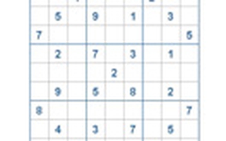 Mời các bạn thử sức với ô số Sudoku 2632 mức độ Khó