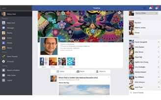 Cải tiến Facebook chạy Windows 8.1