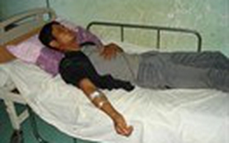 Làm việc với công an huyện xong, một thanh niên... nhập viện