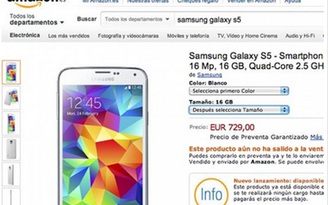 Lộ giá bán Galaxy S5