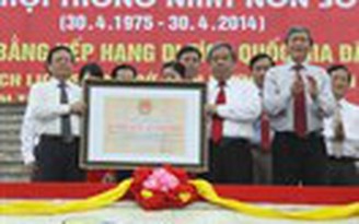 Quảng Trị đón nhận 2 bằng xếp hạng di tích quốc gia đặc biệt