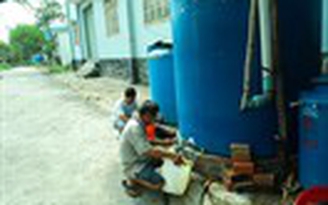 45 hộ dân chờ nước sạch