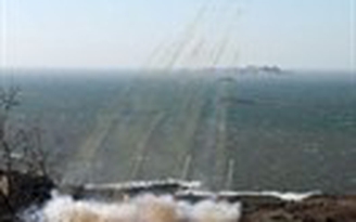 Triều Tiên tập trận bắn đạn thật sát biên giới trên biển với Hàn Quốc