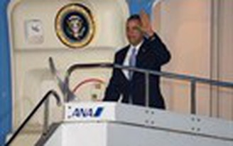 Ông Obama đến Nhật trong chuyến công du châu Á đầy căng thẳng