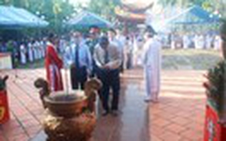 Bình Phước: Dâng hương ngày giỗ Tổ