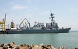 Tàu khu trục mang tên lửa dẫn đường của Mỹ sắp đến Đà Nẵng