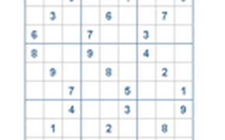 Mời các bạn thử sức với ô số Sudoku 2653 mức độ Khó