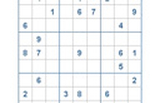 Mời các bạn thử sức với ô số Sudoku 2677 mức độ Khó