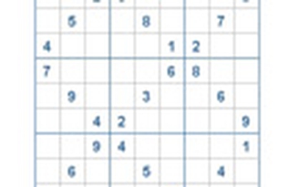 Mời các bạn thử sức với ô số Sudoku 2698 mức độ Khó