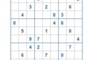 Mời các bạn thử sức với ô số Sudoku 2710 mức độ Khó