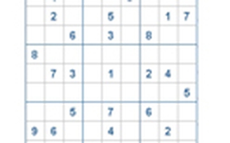 Mời các bạn thử sức với ô số Sudoku 2712 mức độ Khó