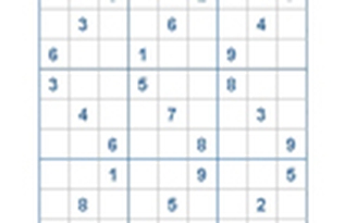 Mời các bạn thử sức với ô số Sudoku 2735 mức độ Khó