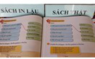 Sách lậu nhái cả tem chống giả