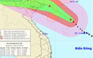 Bão số 2 giật lên cấp 17, cách Hoàng Sa 250 km