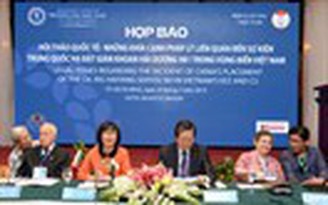 Nhiều chuyên gia quốc tế tham dự hội thảo về biển Đông tại VN Nhiều chuyên gia quốc tế tham dự hội thảo về biển Đông tại VN