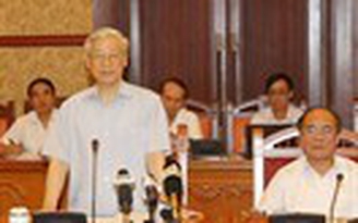 Tiểu ban Văn kiện Đại hội XII của Đảng họp phiên toàn thể