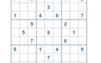 Mời các bạn thử sức với ô số Sudoku 2747 mức độ Khó