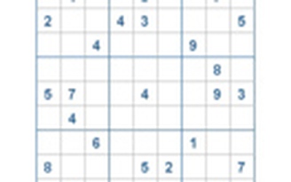 Mời các bạn thử sức với ô số Sudoku 2756 mức độ Khó